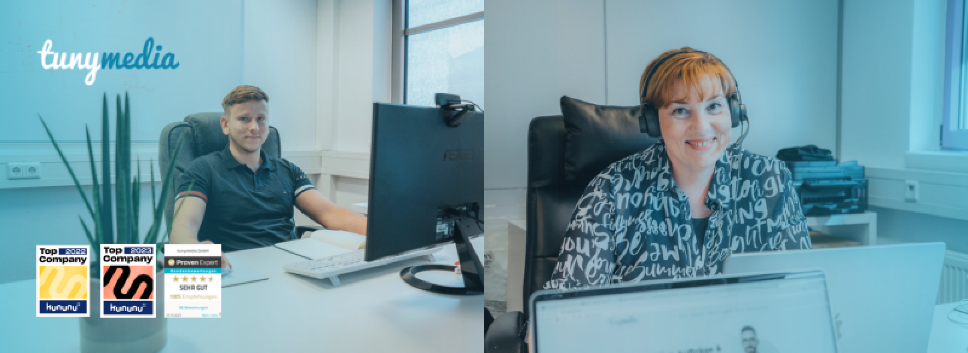 Tunymedia GmbH Arbeitgeber Profil Banner Bild