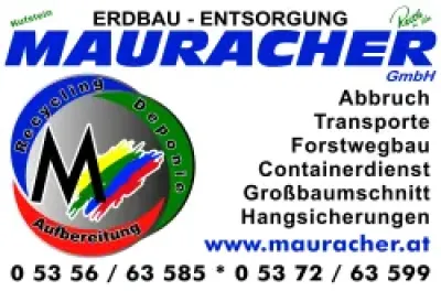 Mauracher Erdbau und Transport Gesellschaft m.b.H. Arbeitgeber Profil Logo